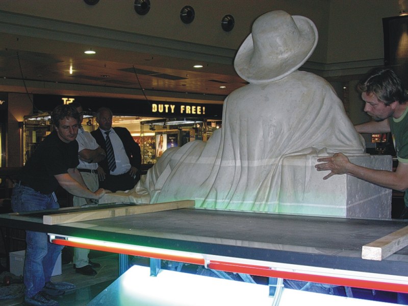 Aufstellen der Figur
